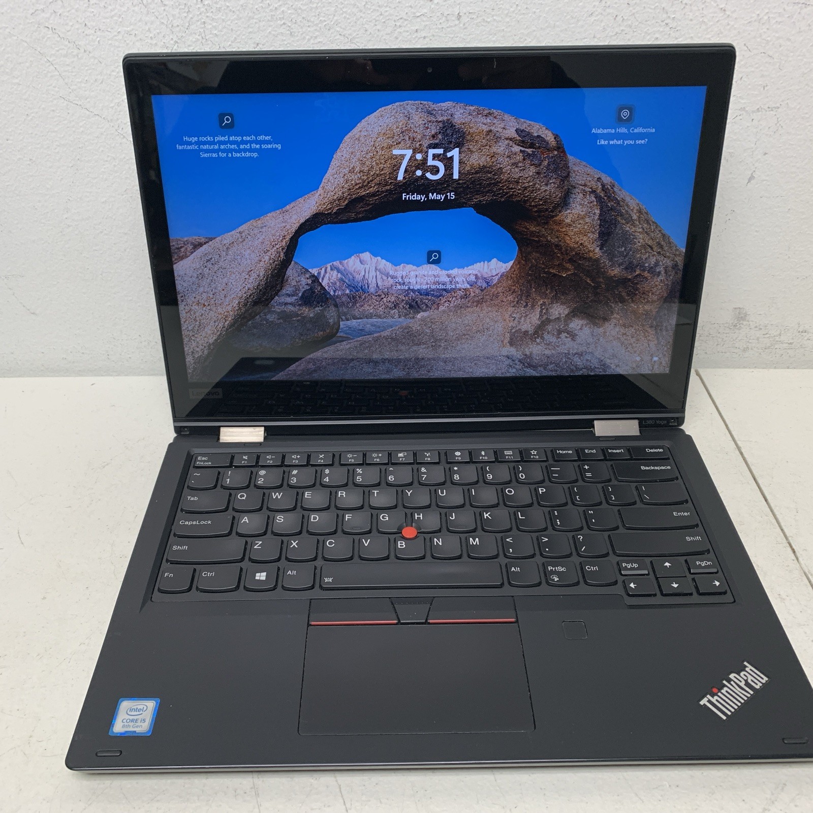Lenovo ThinkPad L380 Yoga 13.3″ (i5-8250U 1.6GHz – 8GB RAM 512GB Win11Home)*