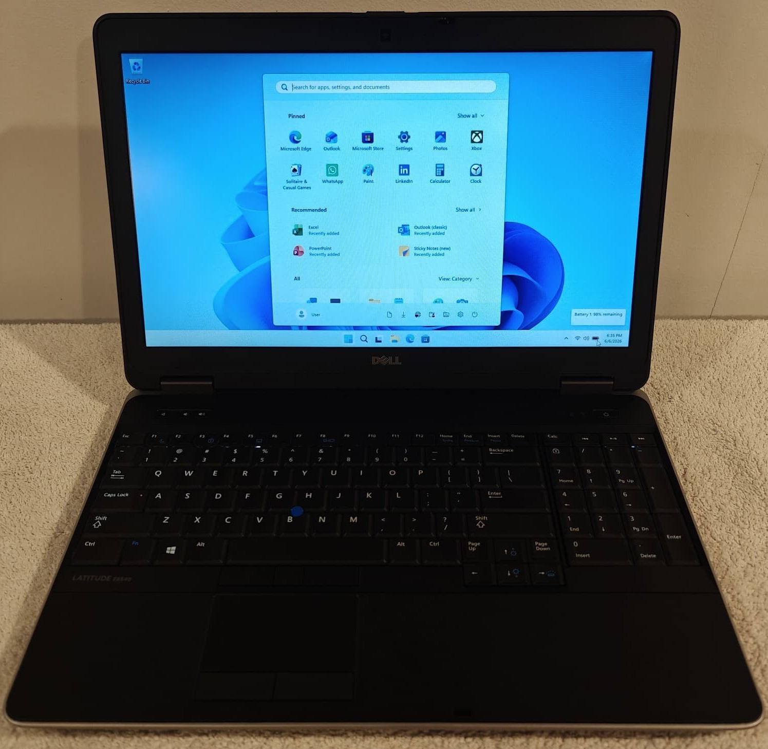 Dell Latitude E6540 i7-4910MQ 16GB RAM 500GB SSD Wifi 7 BT Win 11 Pro Office 365
