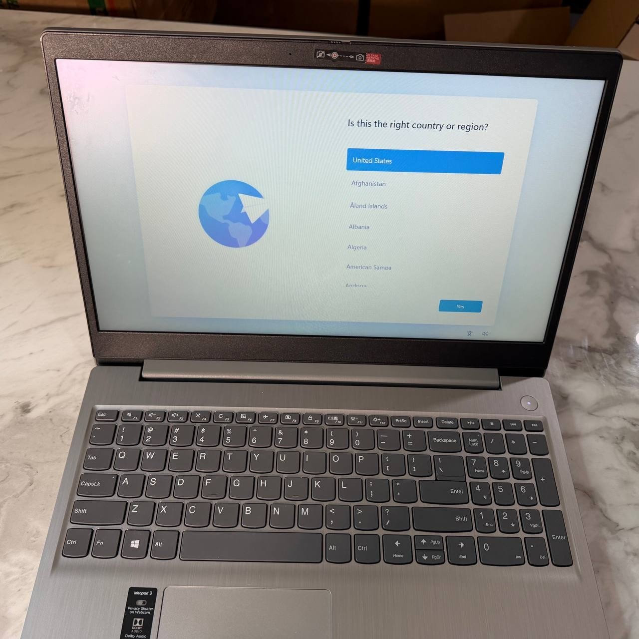 USED !!! Lenovo Ideapad 15.6″ Touch Screen Intel i5-1035G1 12GB 256GB Gray