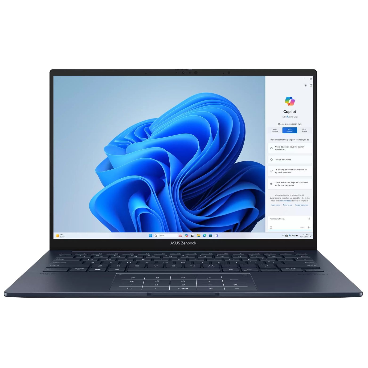 ASUS Zenbook 14″ WUXGA OLED Touch Intel Ultra 9 285H 16GB 1TB SSD Win 11H Laptop