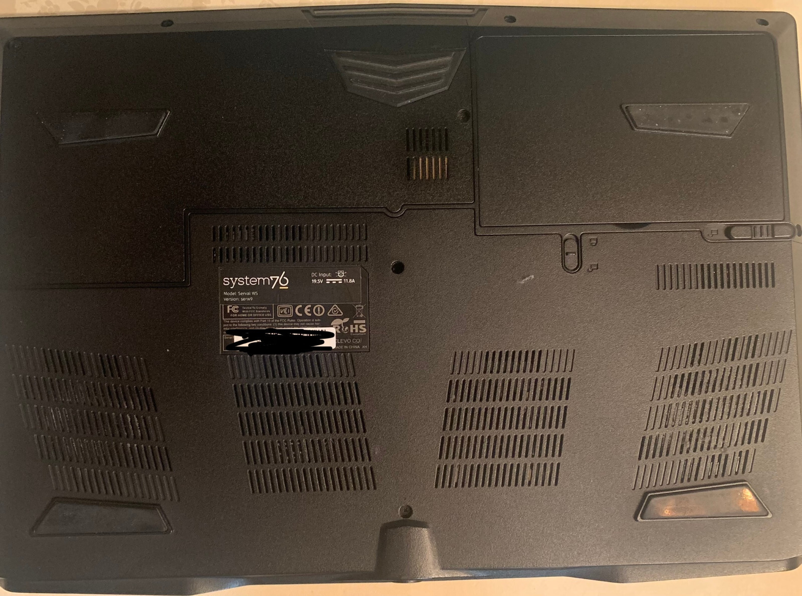 System76 Serval WS 15.6 inch 1080p i7-6700K 32GB RAM 256 GB SSD NVIDIA GTX 980M