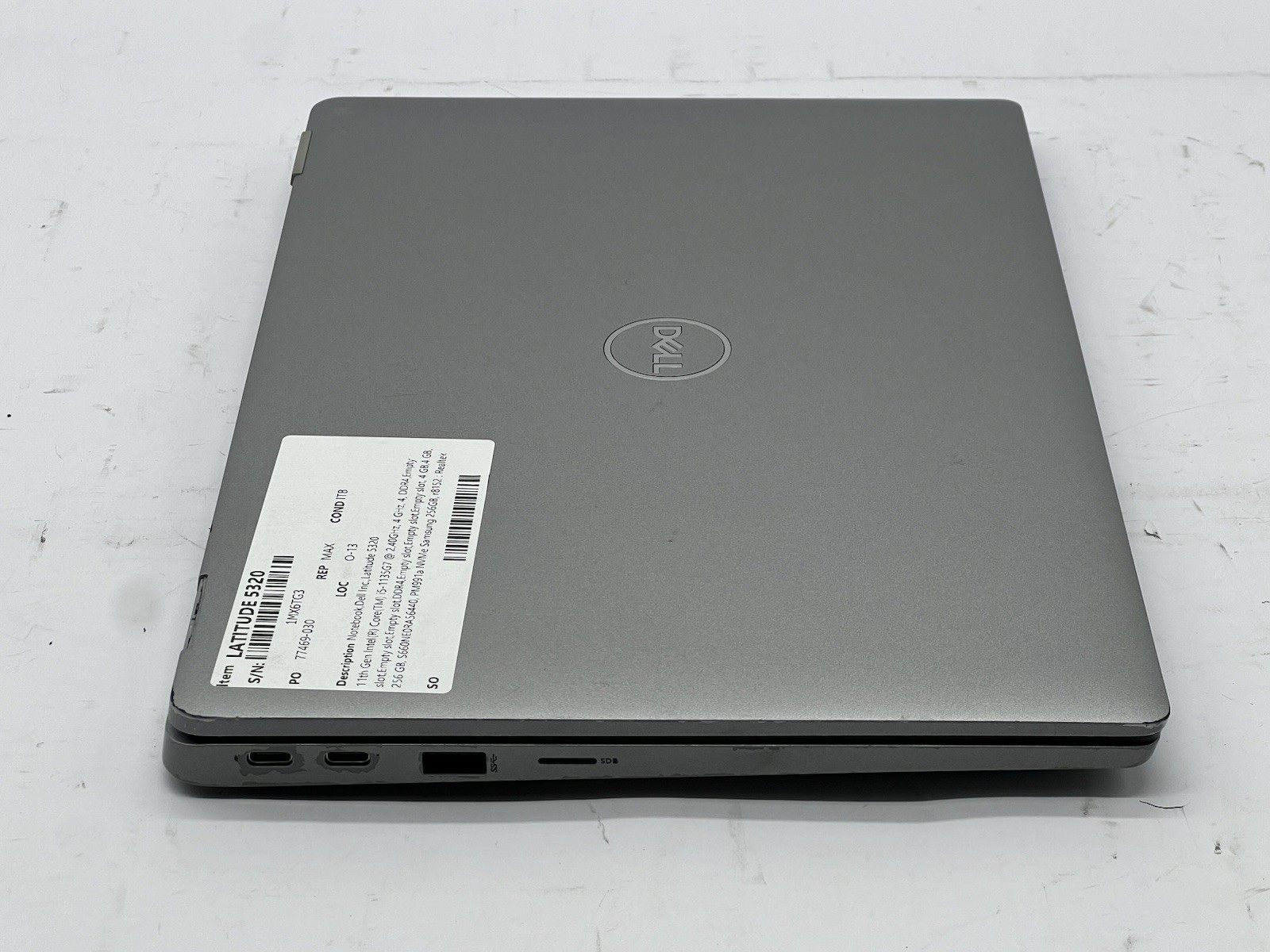 Dell Latitude 5320, i5-1135G7, @ 2.40GHz, 8GB RAM, 256GB NVMe-No OS/Adapter