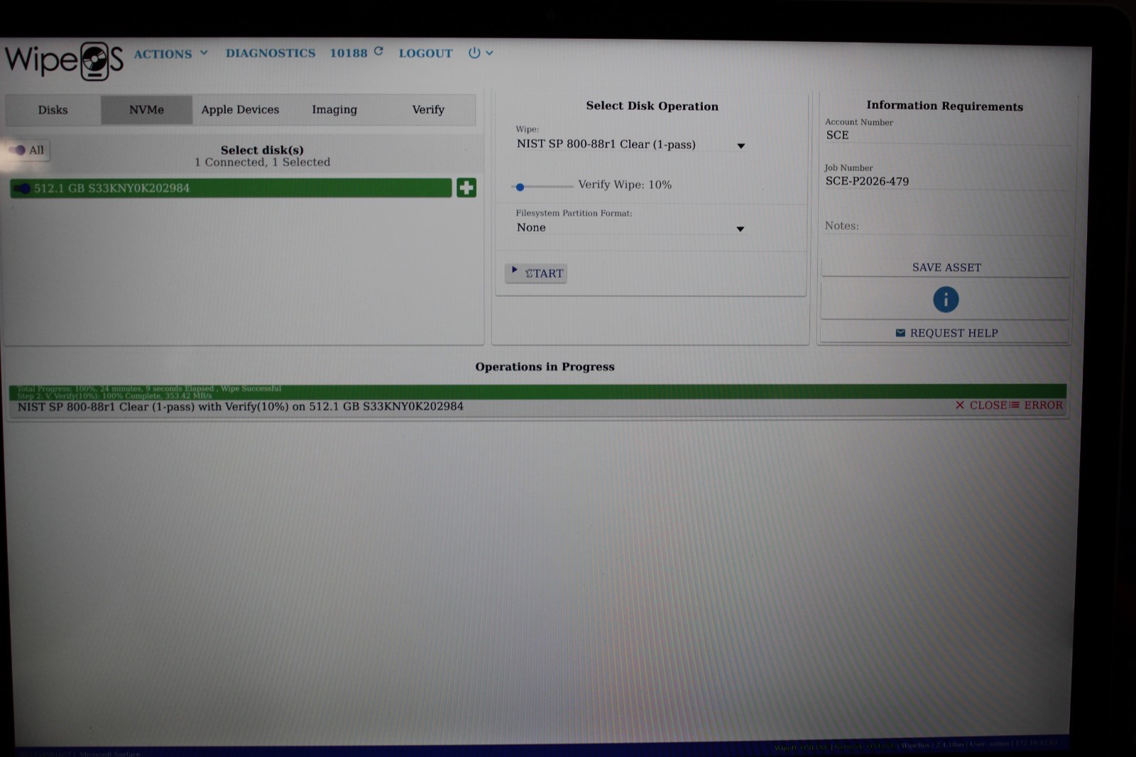 Microsoft Surface 1769 1st Gen Laptop 1769 13.5″ i7-7660U 2.5GHz 16GB RAM 512GB