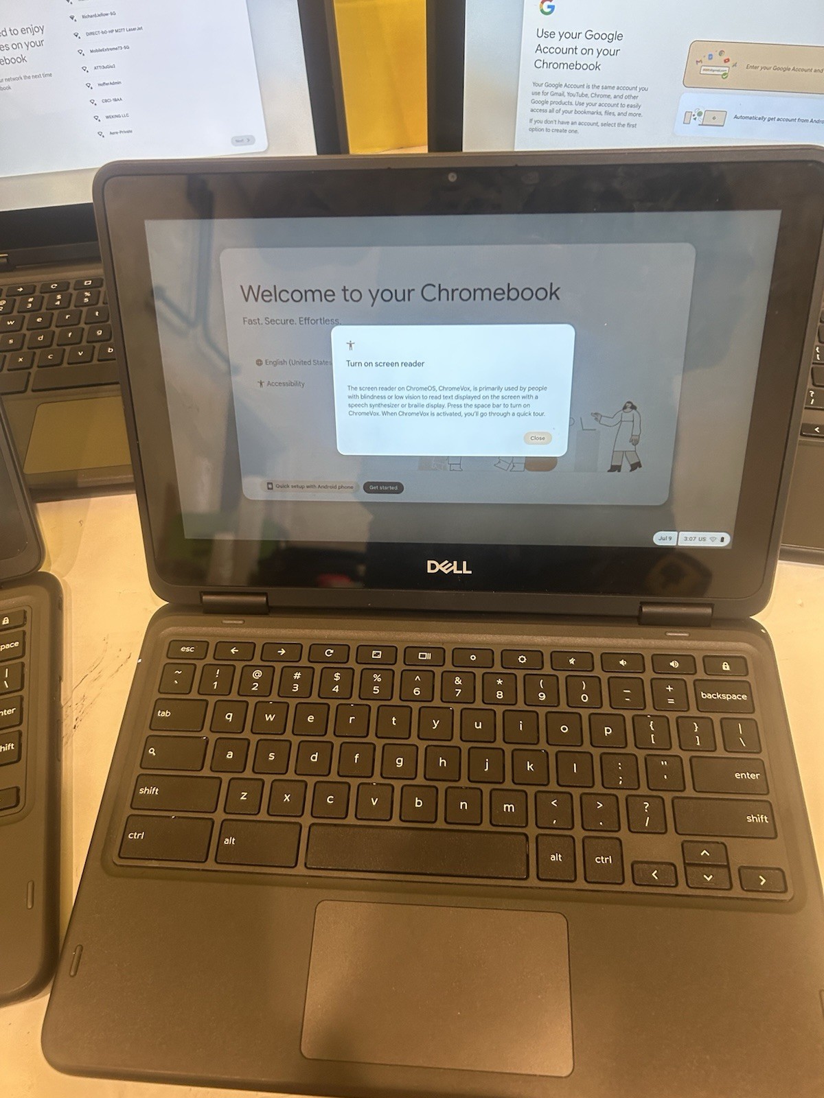 lot 5 Dell Chromebook 3100 2-in-1 11.6″ Touchscreen Laptop Celeron 4GB RAM 32GB