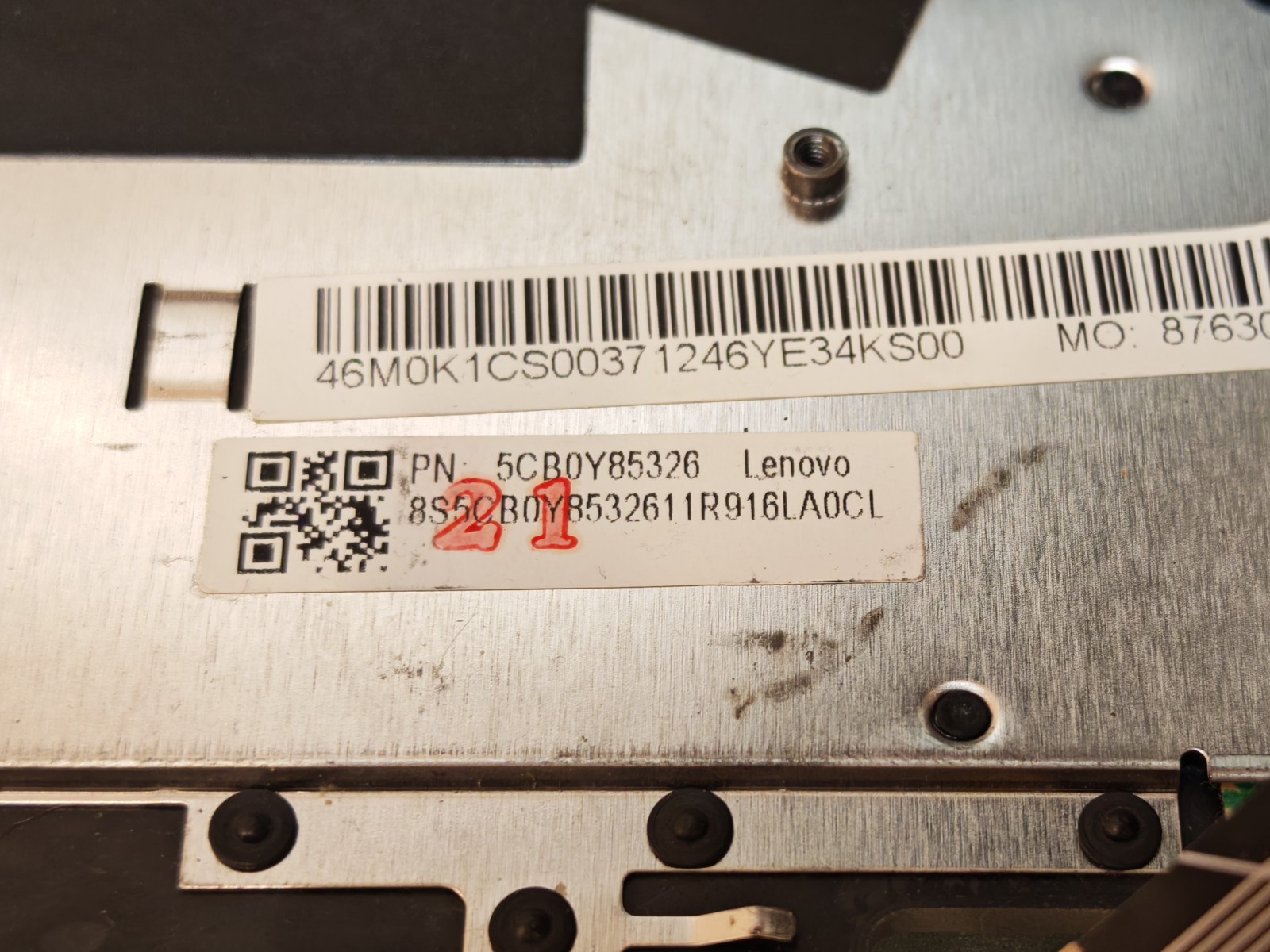 LENOVO FLEX 5 5-14ARE05 5-14IIL05 5-14ITL05 TOP BODY PALMREST 5CB0Y85