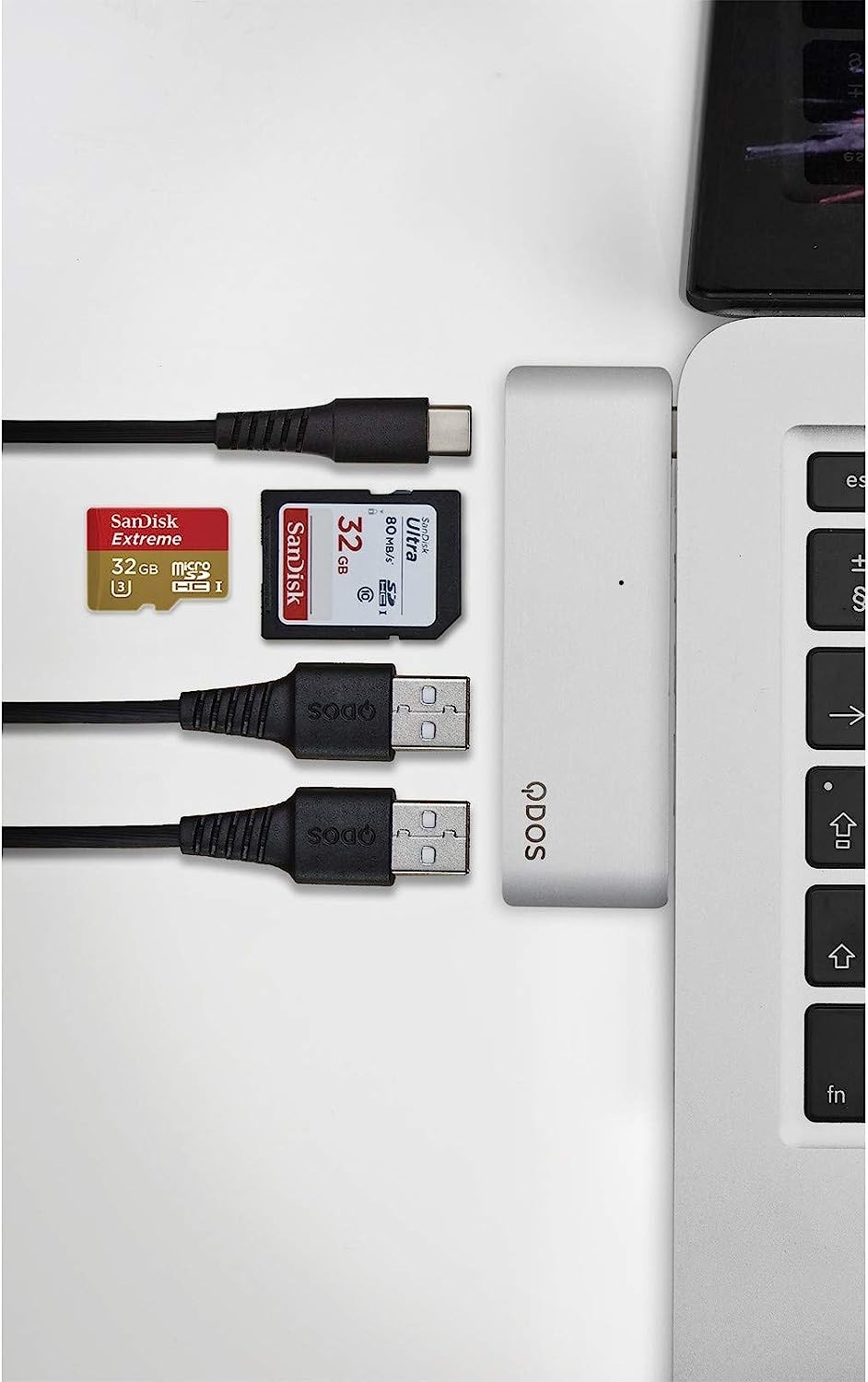 QDOSE Powerlink Side Mini USB-C Hub for MacBook PRO 1″” And 15″ – Dark Gray