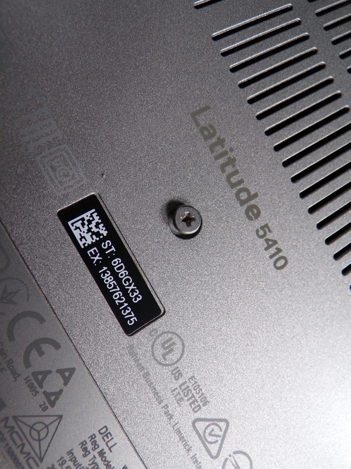 DELL LATITUDE 5410 INTEL CORE i5-10210U 1.60GHZ 8GB RAM **NO HD/ NO CADDIE