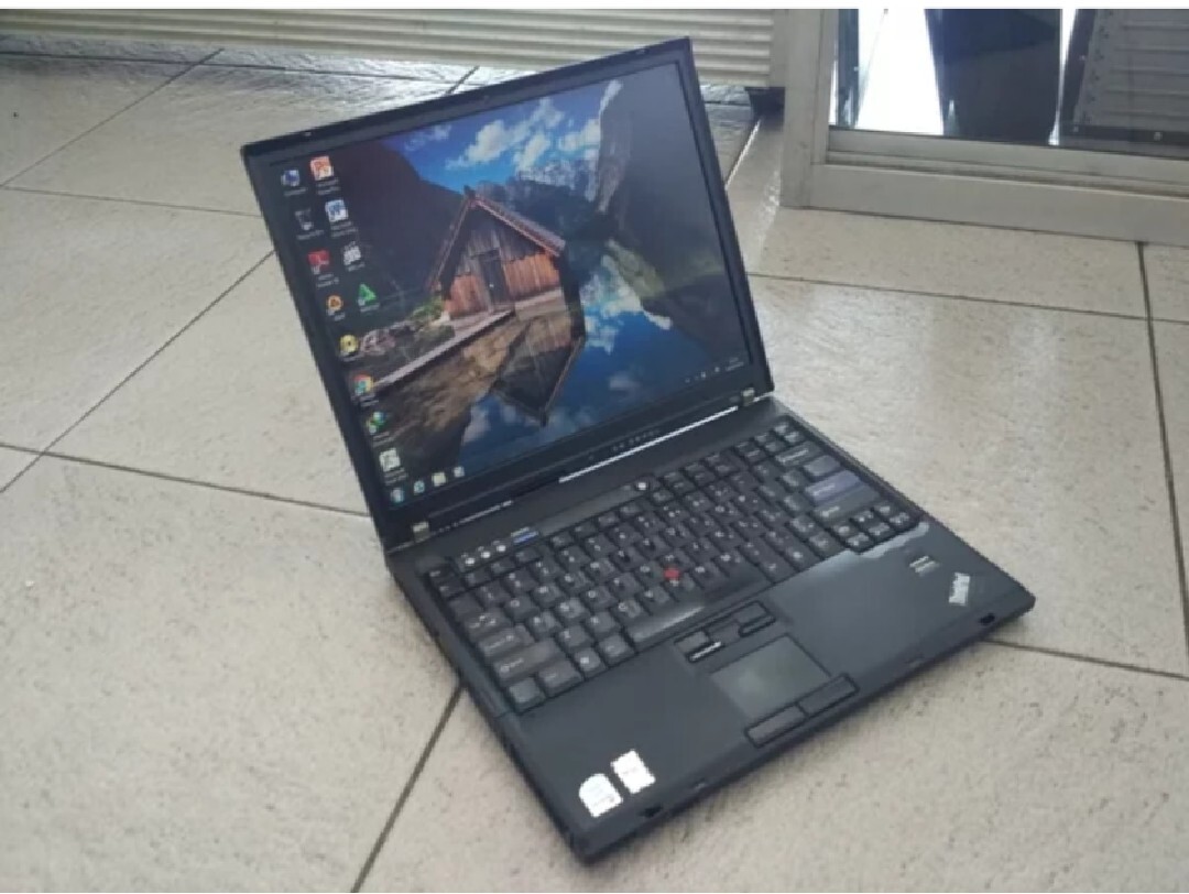 LOADED IBM T60 ☆THINKPAD☆ 14″ 4:3 LCD, Win 7 PRO, MS Word,DVD,READY 2 USE laptop
