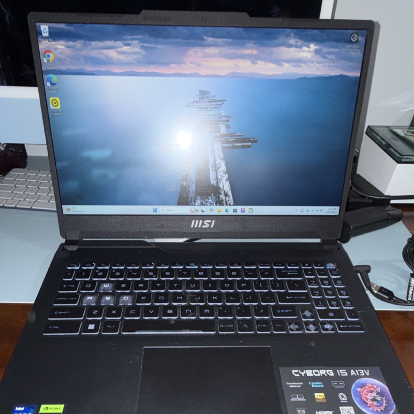 MSI Cyborg 15 A13V Gaming Laptop Intel i5 RTX 15.6″ Win11 Black w/ Charger Mouse