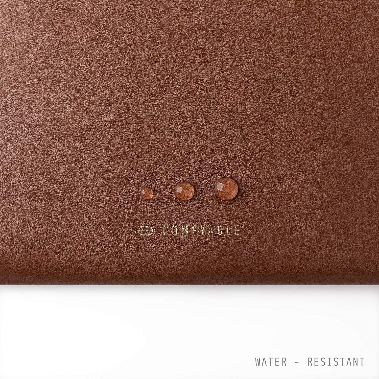 Sleeve for 15″ MacBook Air and 14″ MacBook Pro, Slim Protective PU Leather Bag