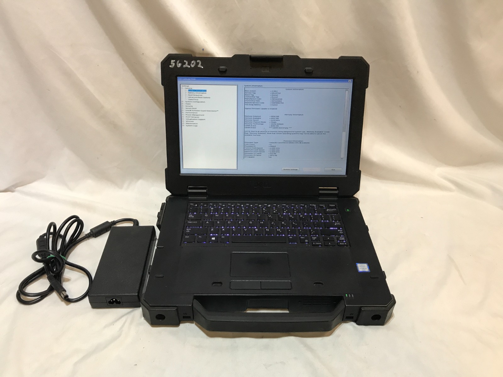 Dell Latitude 7414 Rugged Touch Screen Laptop Intel Core i5-6300U 8GB 400 hdd