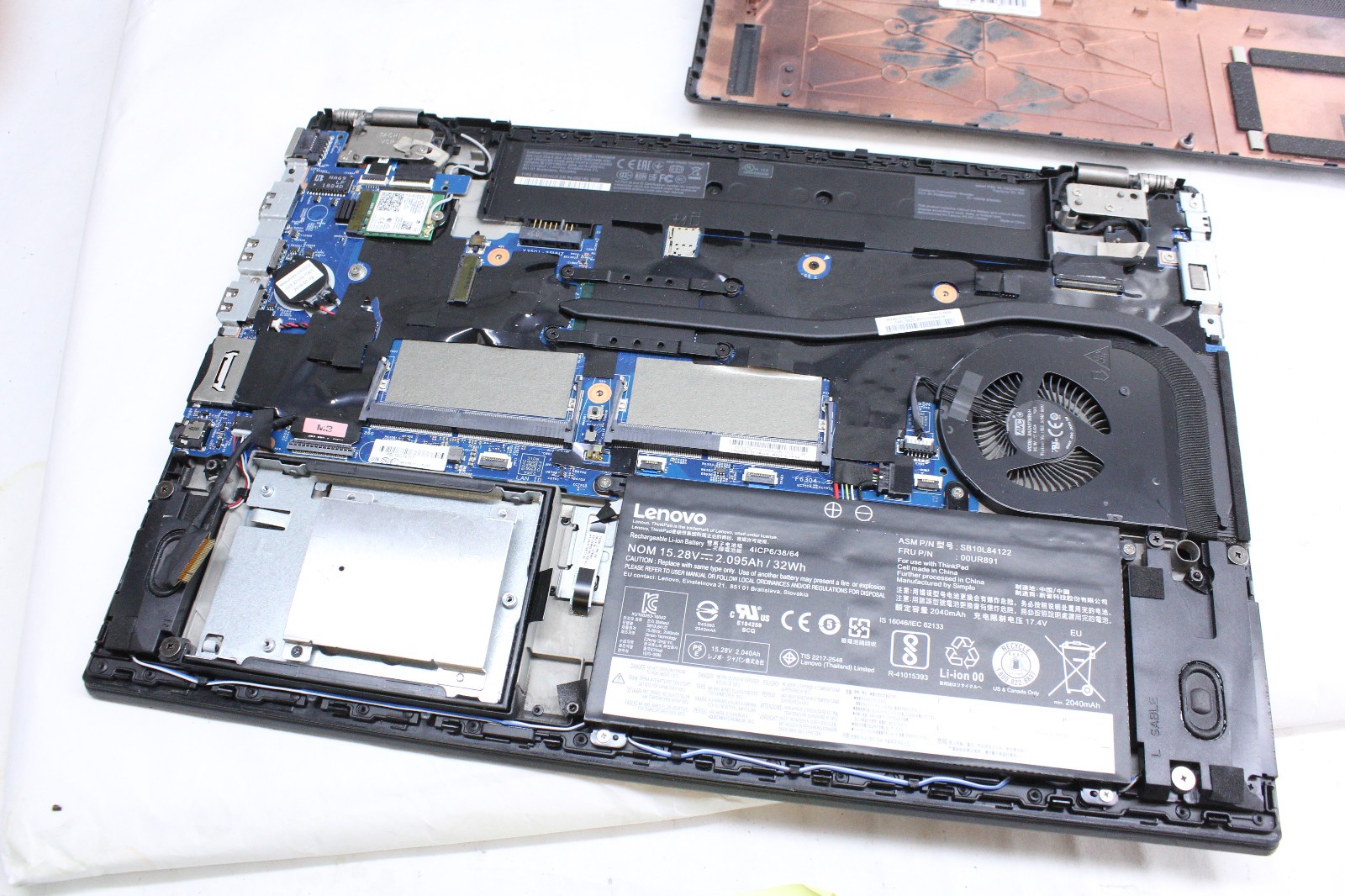 2 Lenovo laptops *AS IS for parts, No Ram, SSD Read* ThinkPad E15, ThinkPad T580