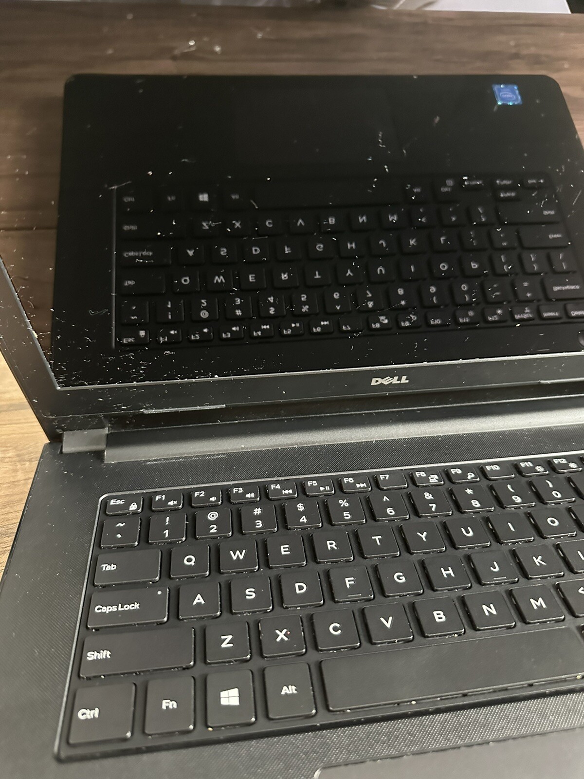 Dell Laptop Intel Inside FOR PARTS NOT WORKING
