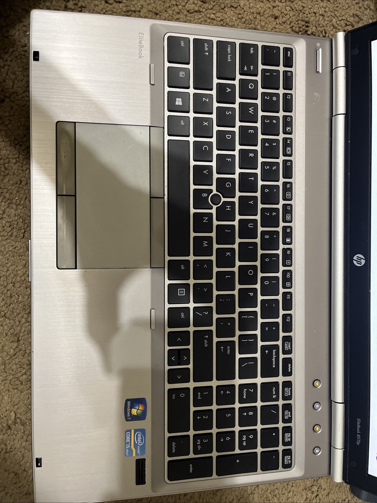 HP EliteBook 8570P Intel i5 2.5GHz – Read Description Before Buy