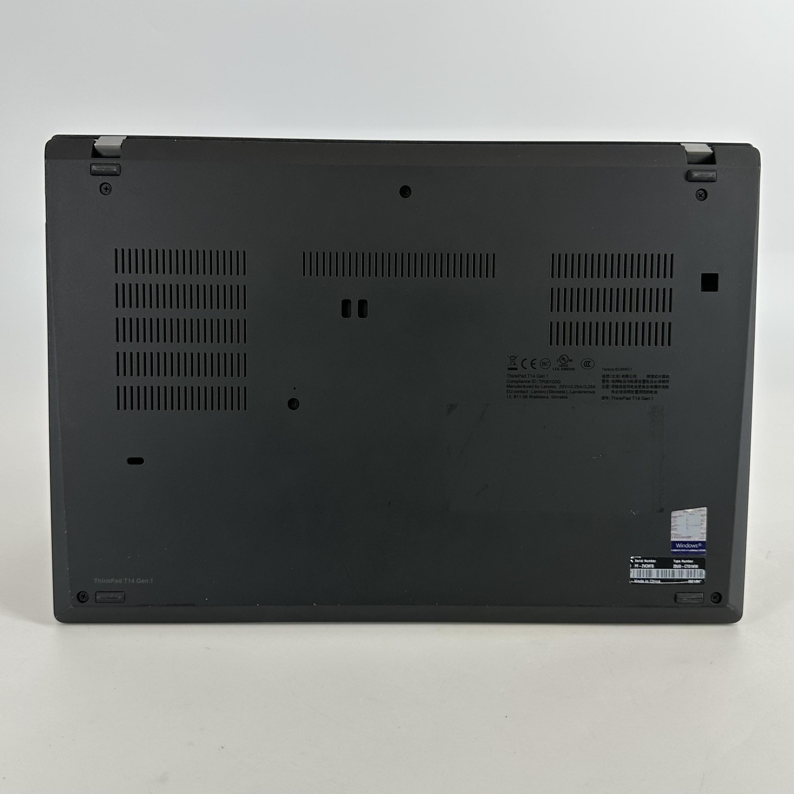 Lenovo ThinkPad T14 Gen 1 Black HD 2.1 GHz Ryzen 5 PRO 4650U 16GB 256GB SSD Good