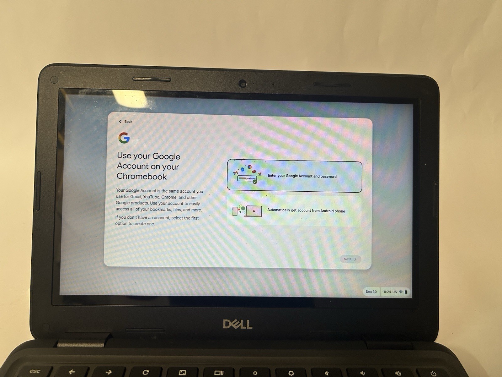 Dell Chromebook 5190 (11.6″,Celeron, 4GB RAM, 32GB, Chrome) touch screen WHITHE