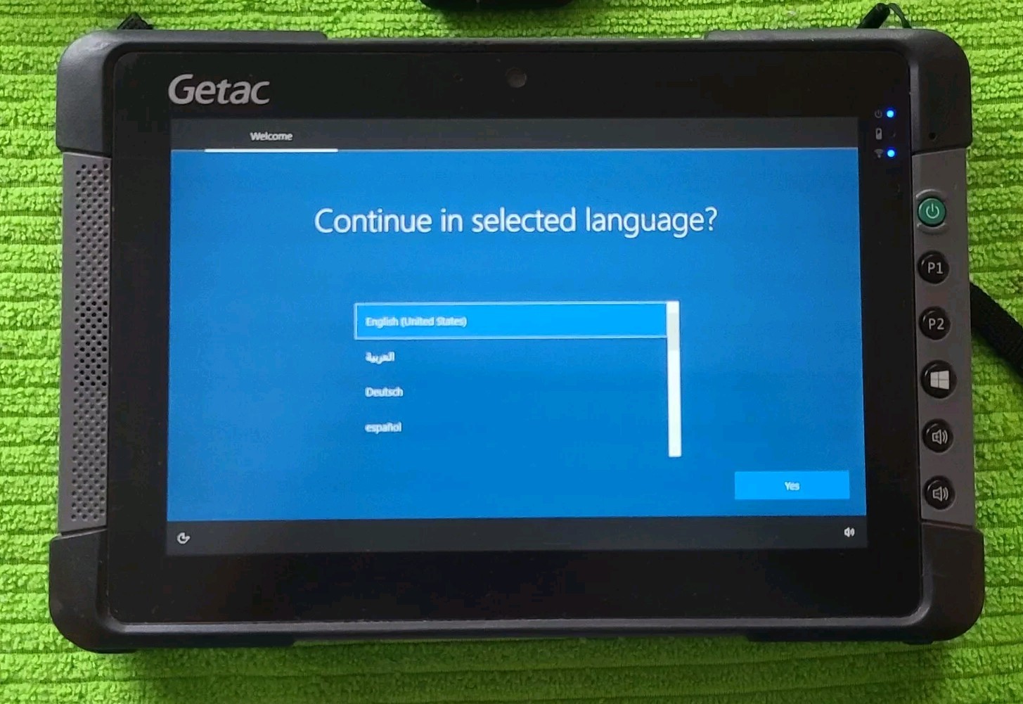GETAC T800 G2 Rugged Tablet Intel 1.6GHz 8GB 128GB eMMC 4G LTE