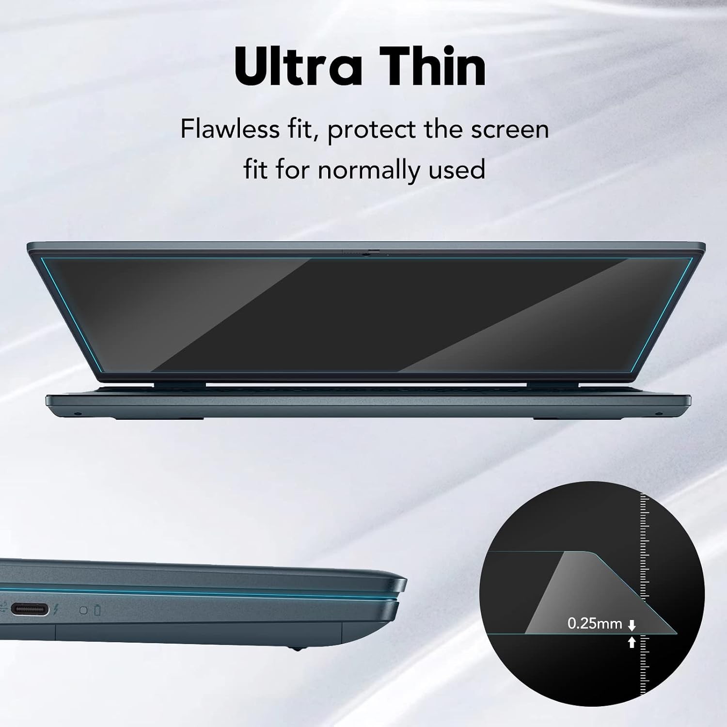 Tempered Glass Screen Protector for 11.6 Inch Laptops – Bubble Free & 9H Hardnes