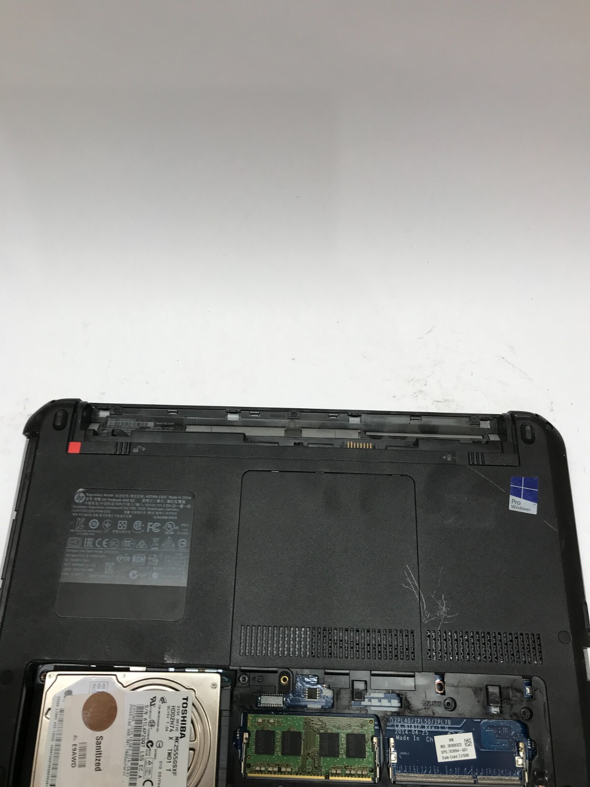 HP ProBook 440 G1 14″ Intel Core i3 4GB RAM 250GB HDD Windows 10 For Parts! – DW