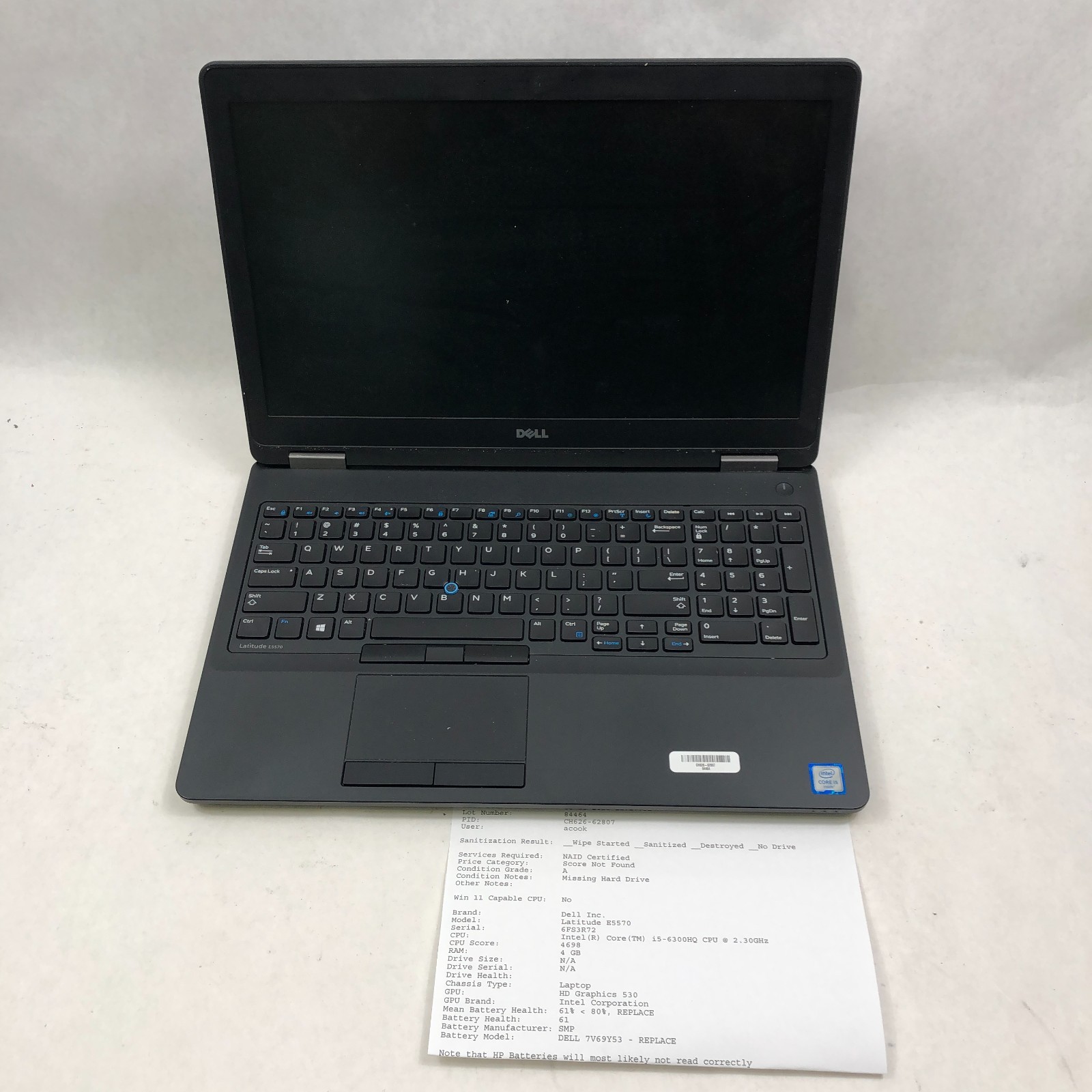 Lot of 8 Dell Latitude Laptops Mixed Models i5/i7 6th-7th 5480/7480/E5570/E5470