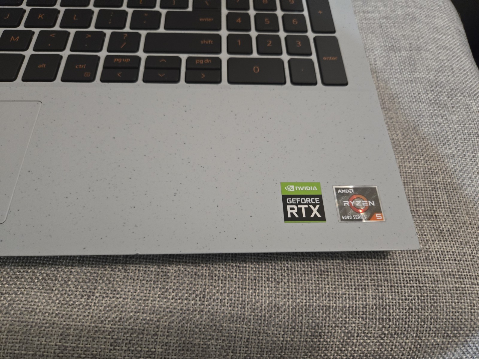 Dell G Series 15.6in Gaming Laptop Ryzen 5 6000 8GB SSD RTX Gray