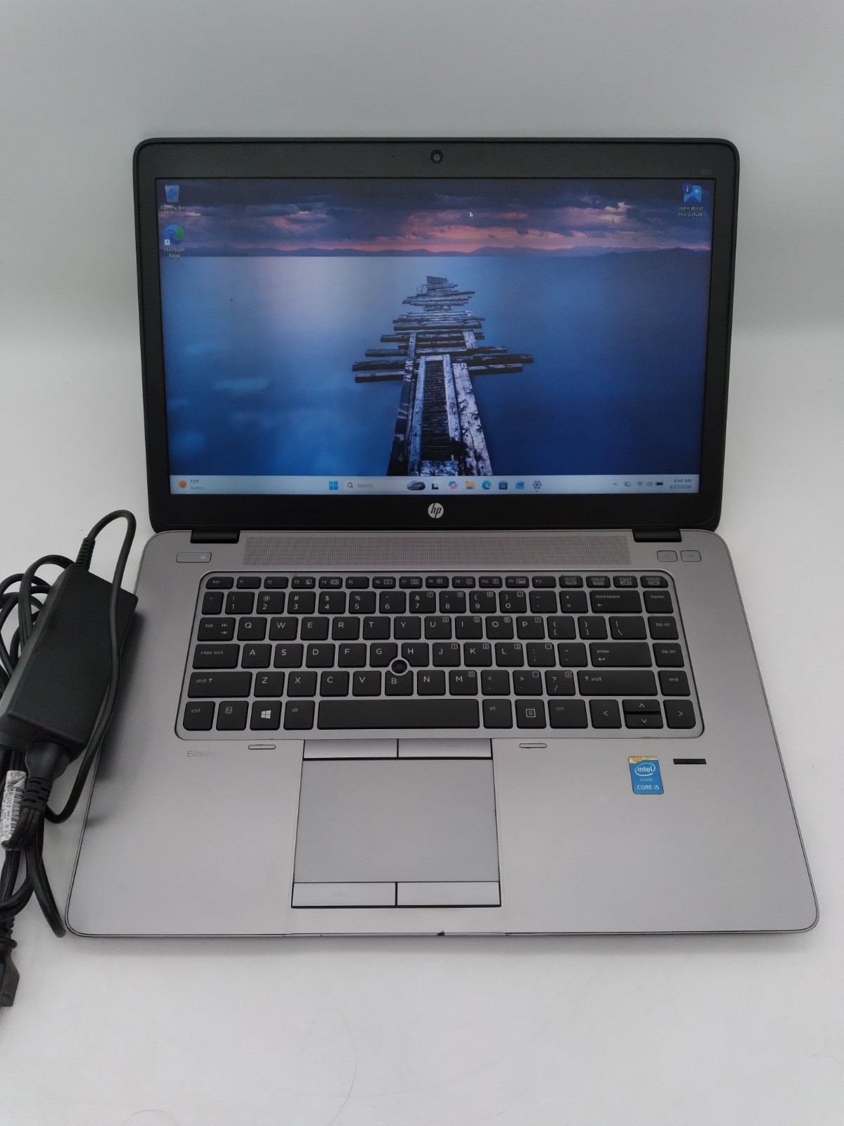 HP ELITEBOOK 850 G2 15.6″ CORE i5-5200U@2.20GHz 8GB RAM 500GB HDD Win 11 Pro