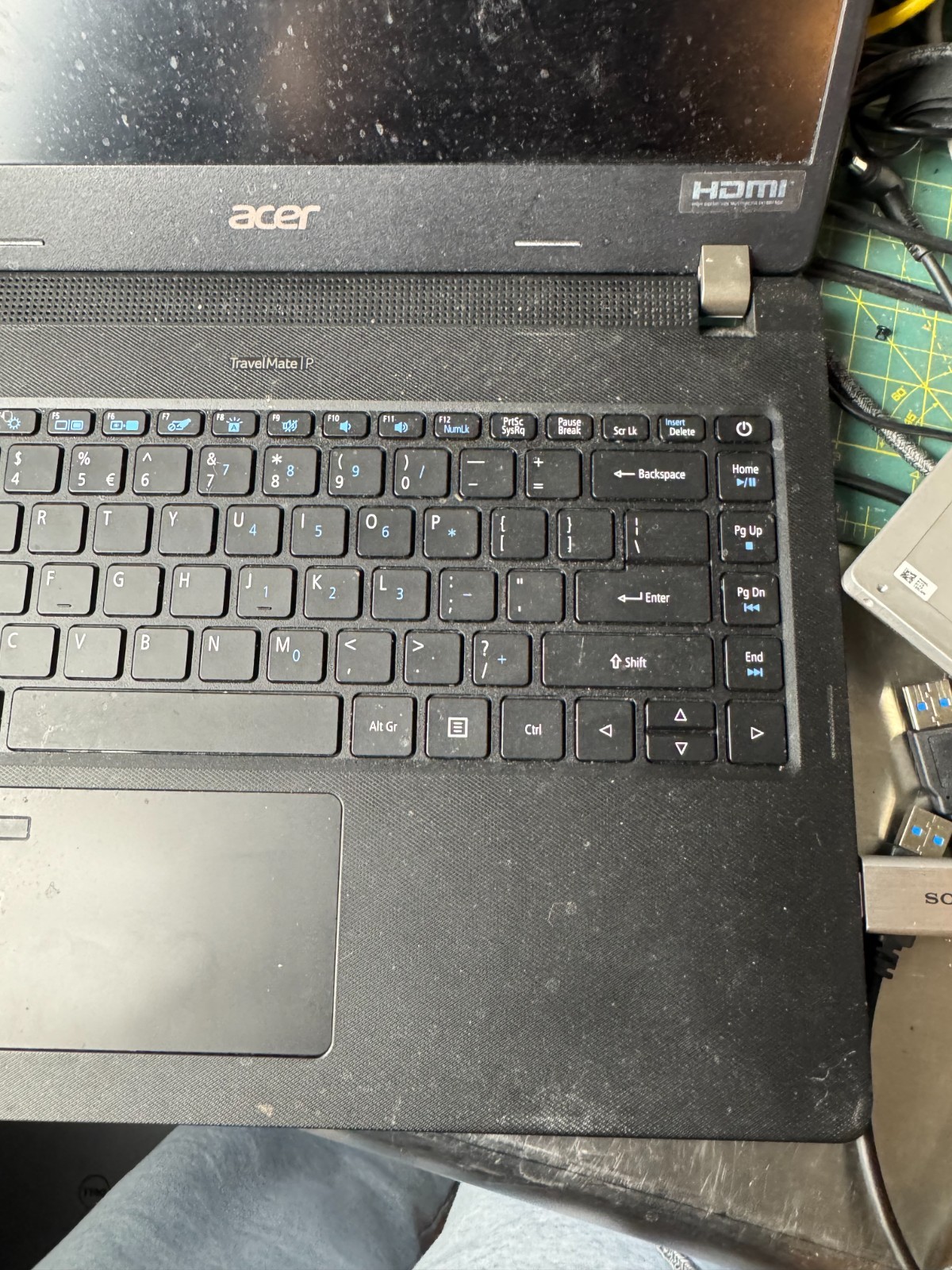 ACER TRAVELMATE P214 Core i5, 8GB RAM, 512GB NVME Laptop for Parts #4351