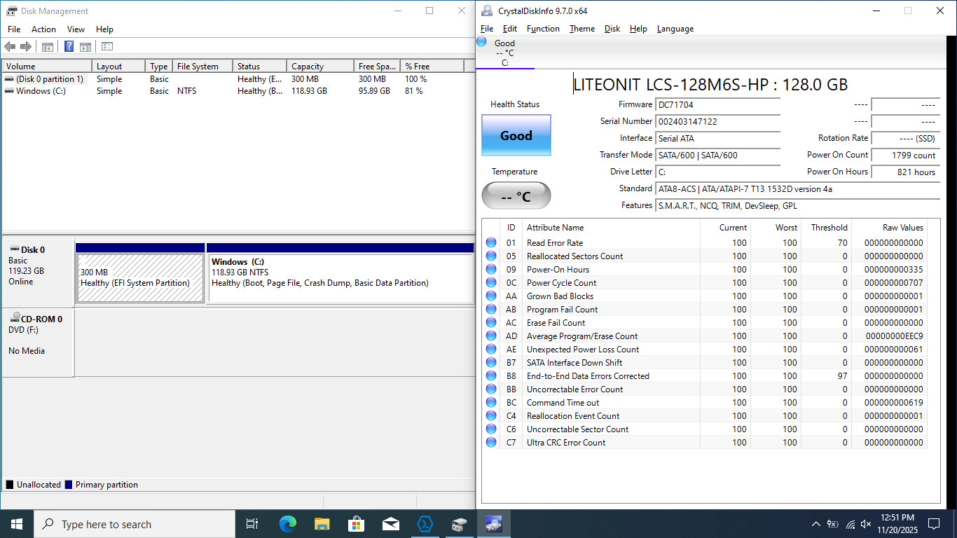 Lenovo ThinkPad T430 14″ HD I5-3320M 128GB SSD 8GB W10P Webcam DVD *READ*