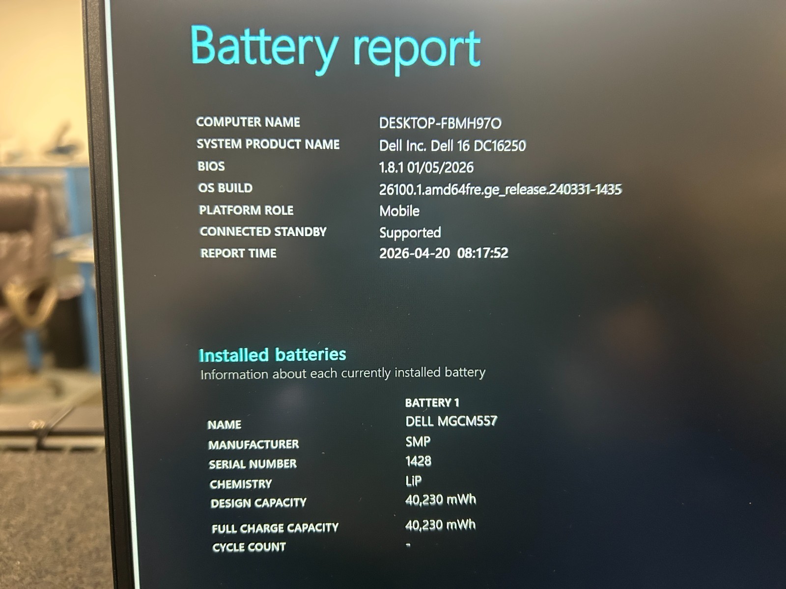 DELL 16 DC16250 MRYT3, Intel Core 7-150U, 1.80 GHz, 16 GB RAM, 1 TB NVMe SSD