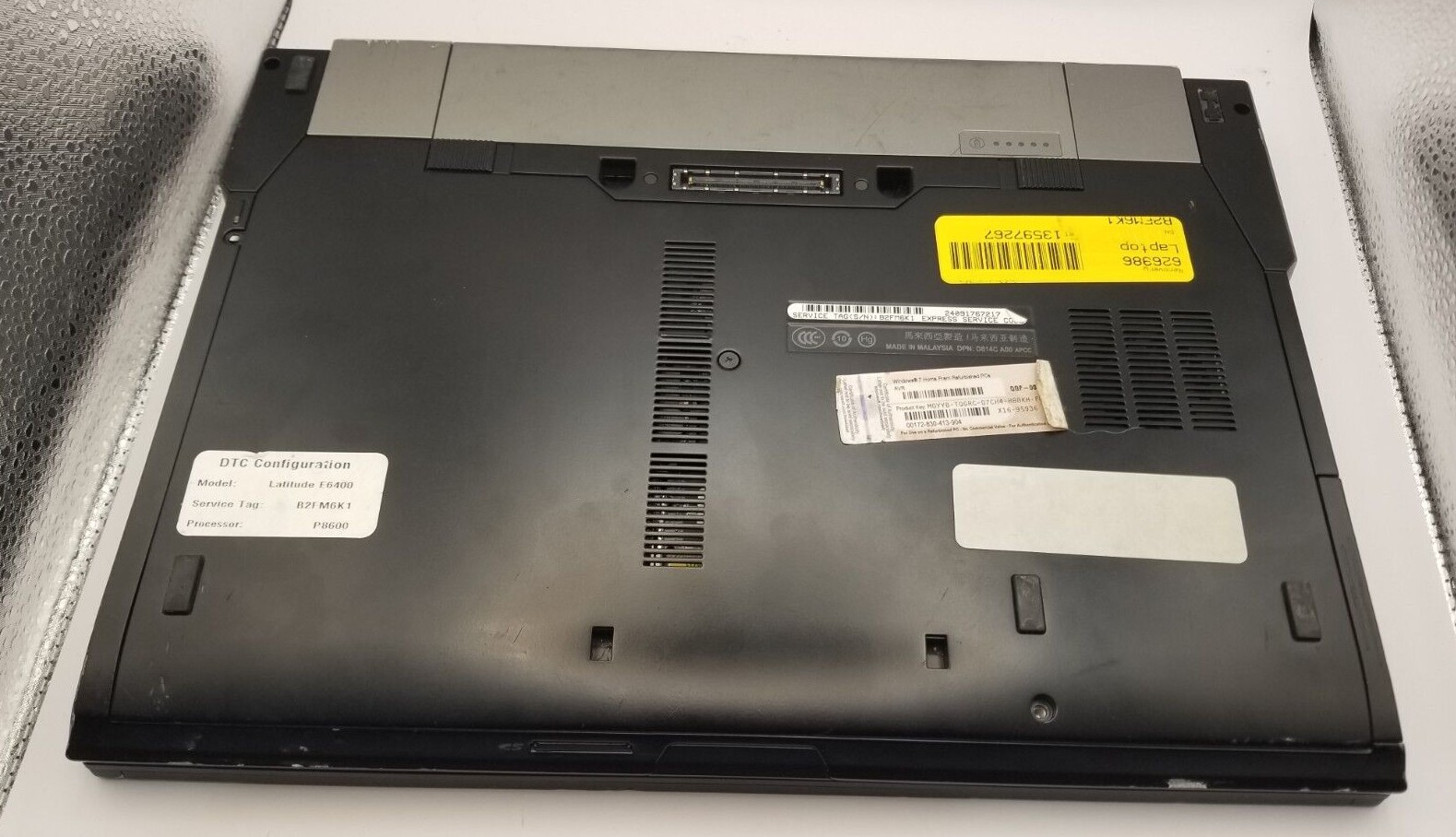 Dell Latitude E6400 14.1″ Laptop Intel P8600 2GB RAM 250GB HD AS-IS PARTS REPAIR