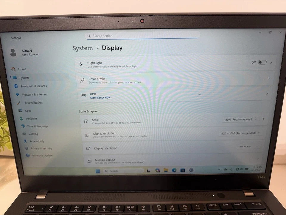 Lenovo ThinkPad T14s Gen 2a Ryzen 5 Pro 5650U 8GB/512GB SSD Windows 11 Pro