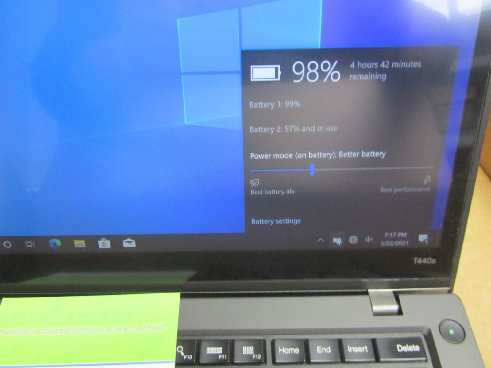 20ARS0DN05 ThinkPad T440s i5-4300U, 8GB RAM 16GB SSD + 500GB SATA 14″ FHD Touch