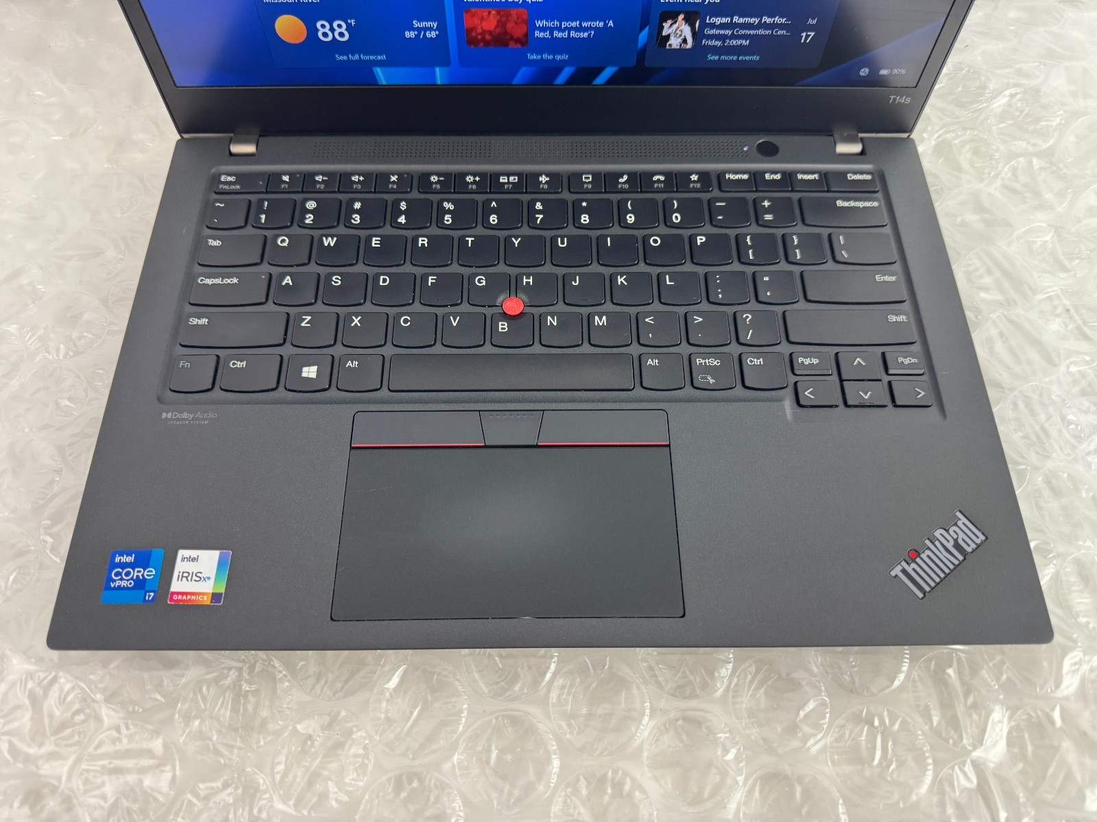 Lenovo ThinkPad T14s Gen 2 i7-1185G7 16GB 256GB SSD 14″ FHD Win 11 Pro