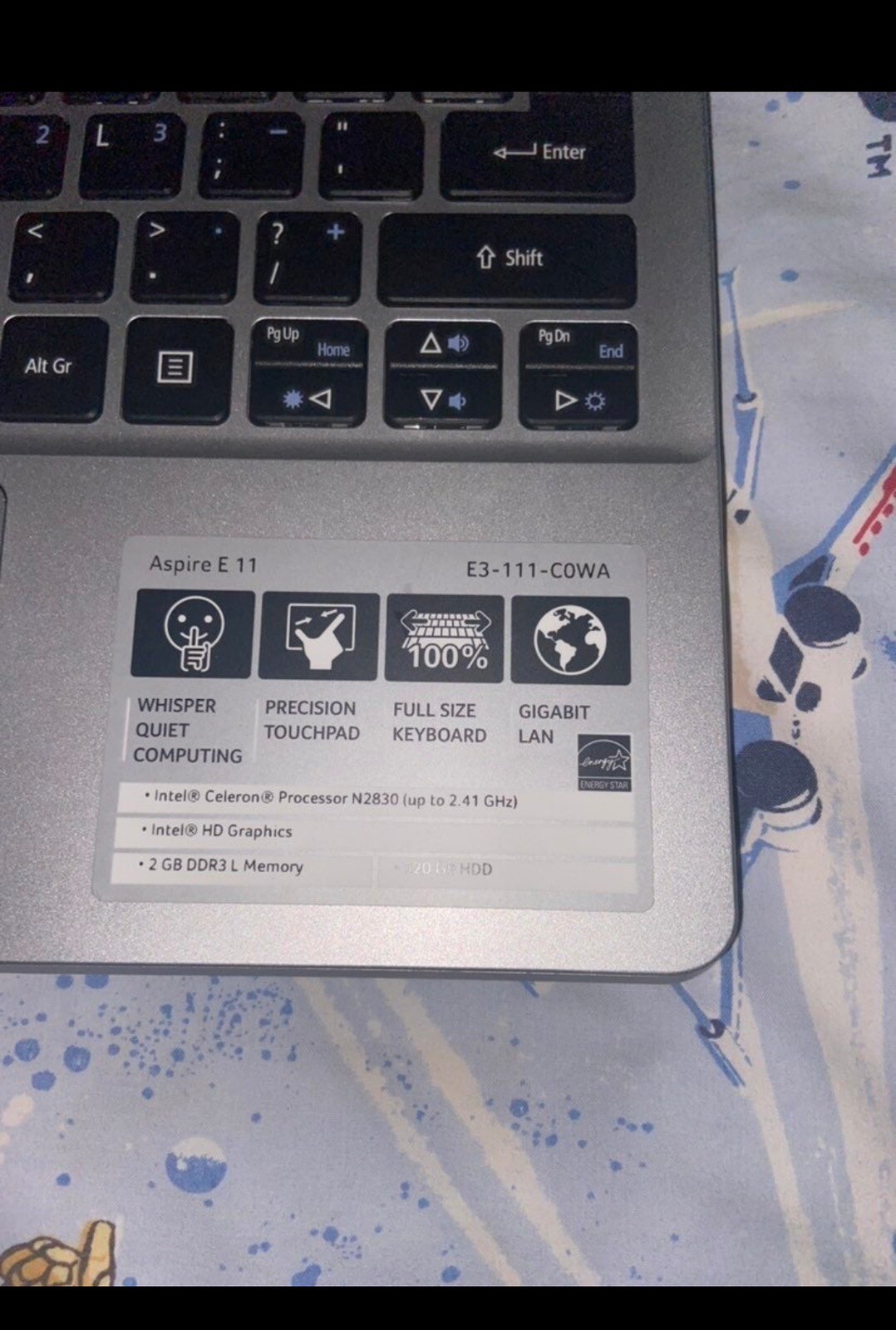 Acer Aspire Laptop E3-111 Series (E11)