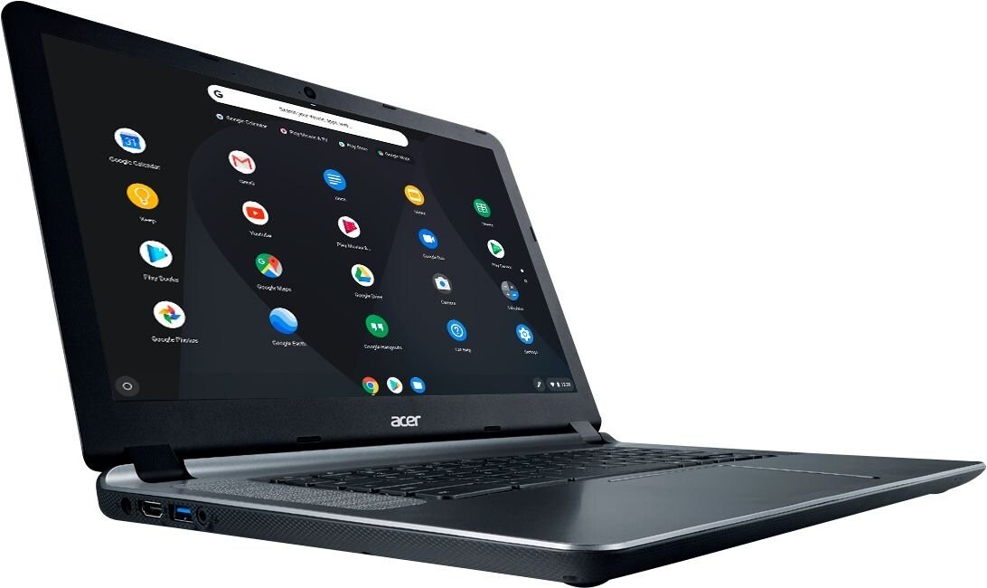 Acer 15.6″ HD Chromebook, Intel Celeron N3060 CPU, 4GB RAM, 48GB (16+32), Gray