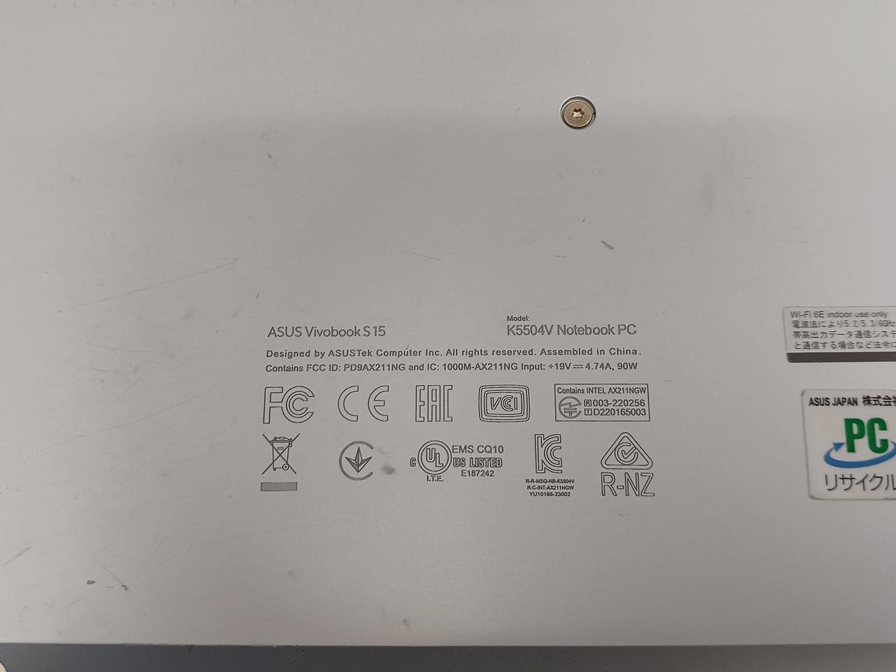 ASUS Vivobook Laptop S15 Oled Bape Edition K5504VA i5 13500H 16GB 512GB SSD Used
