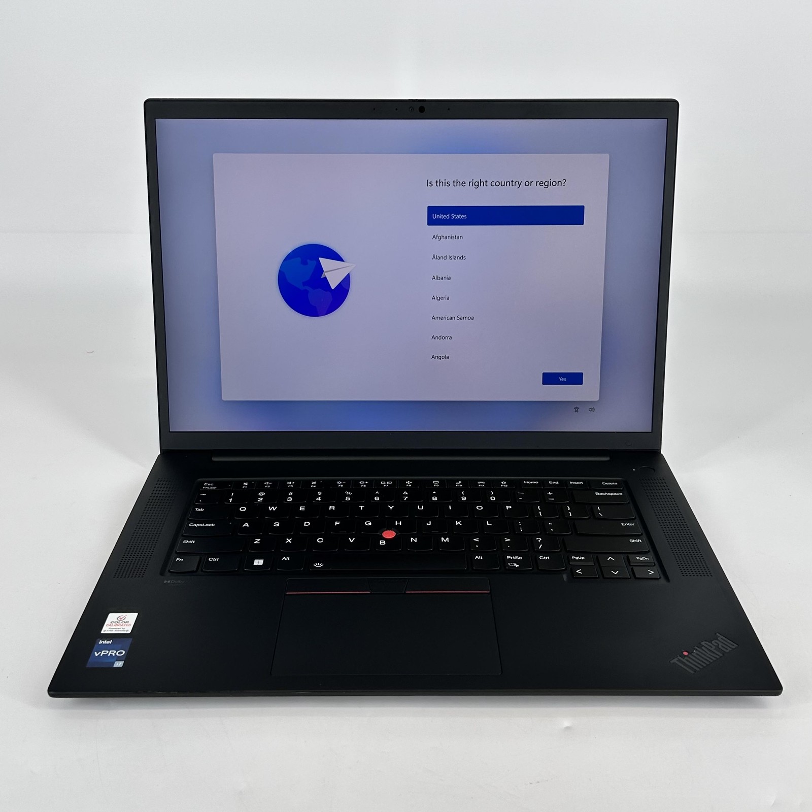 Lenovo ThinkPad P1 Gen 5 16 UHD+ 2.4 GHz i7-12800H 64GB 1TB RTX A3000 FRAME GAP