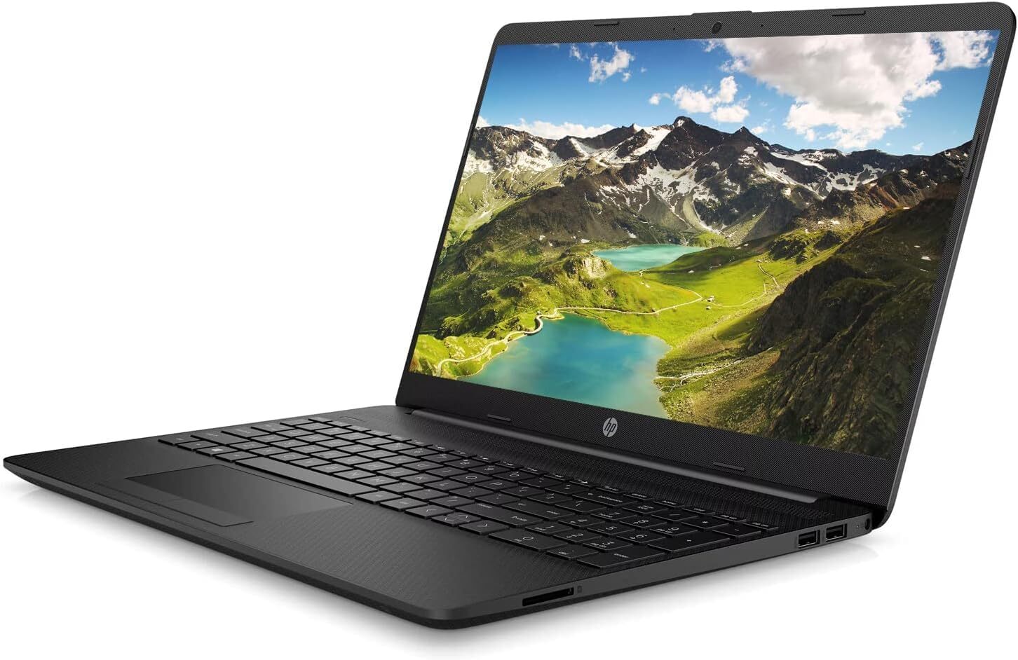 Restored HP 15-dw1783wm 15.6″ HD Intel Pentium N5030 4GB RAM 128GB SSD W11HS BLK