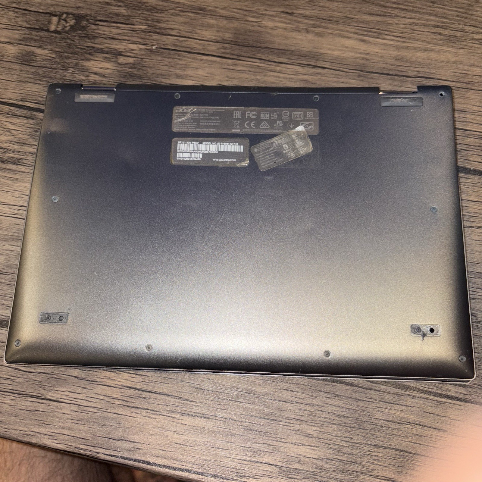 Acer Spin 1 SP111-32N 11.6″ FHD 2-in-1 Laptop – FOR PARTS / REPAIR ONLY