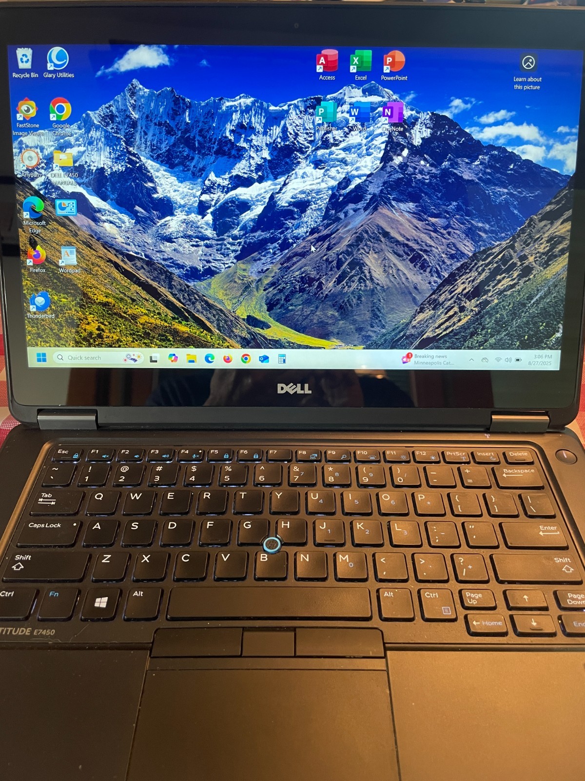 Dell E7450 14″ Laptop i5-TOUCH 16GB/1tb+256gb+1tb/Win11 Pro 24H2+Office 2019-3