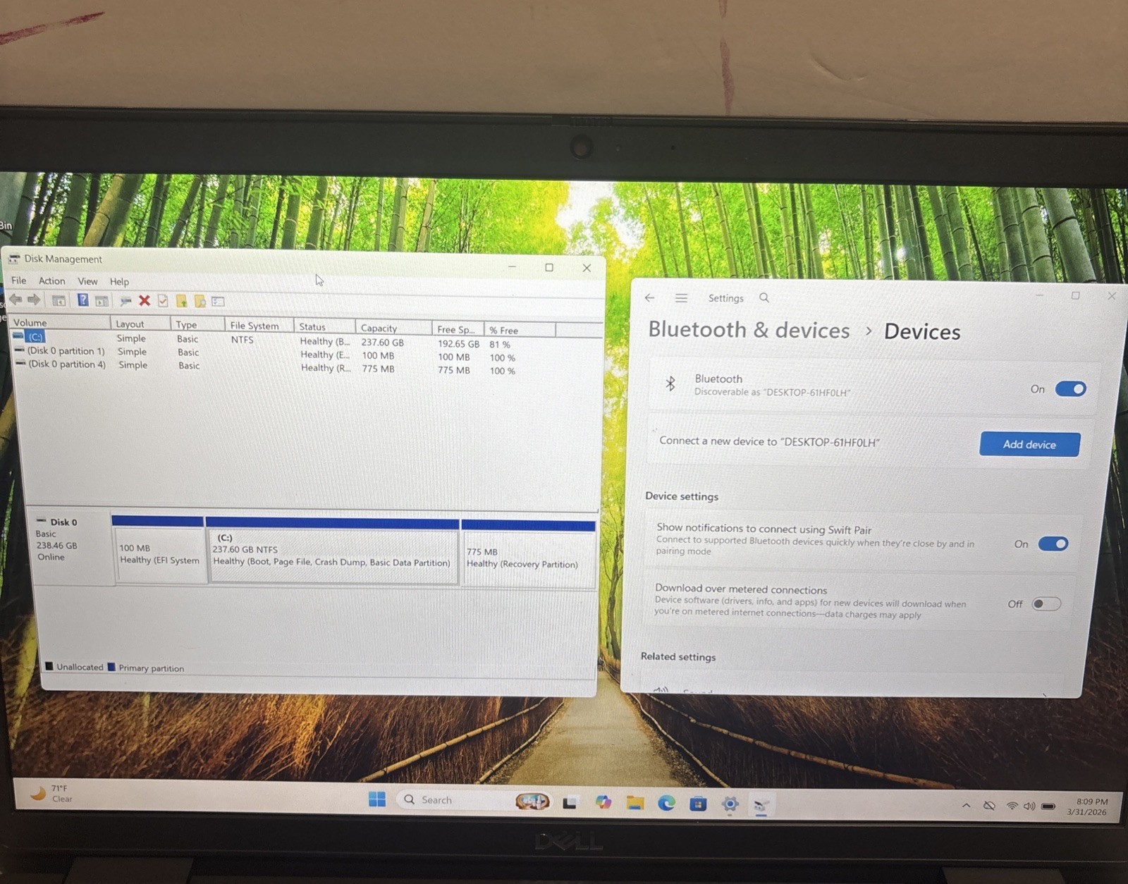 Dell Latitude 3520, i5-11th Gen, Iris XE, 16GB RAM, 256GB M.2, Win11 Pro