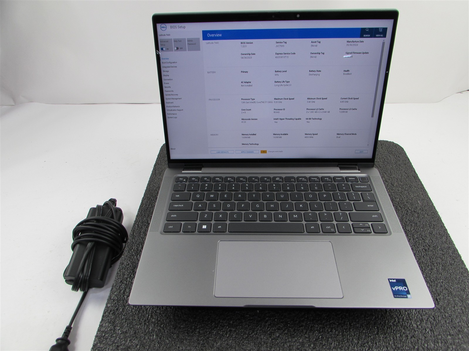 DELL LATITUDE 7440 (Convertible/2 in 1) COREI5-1345U 512GB SSD 16GB RAM NO O.S