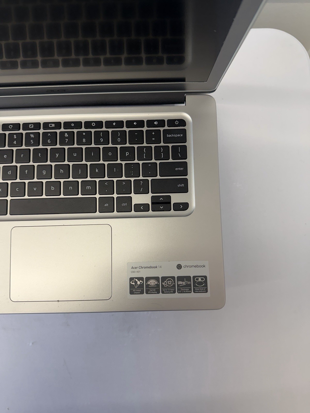 Acer Chromebook 14 CB3-431-C5EX Laptop – Intel Celeron N3160 – Read Desc
