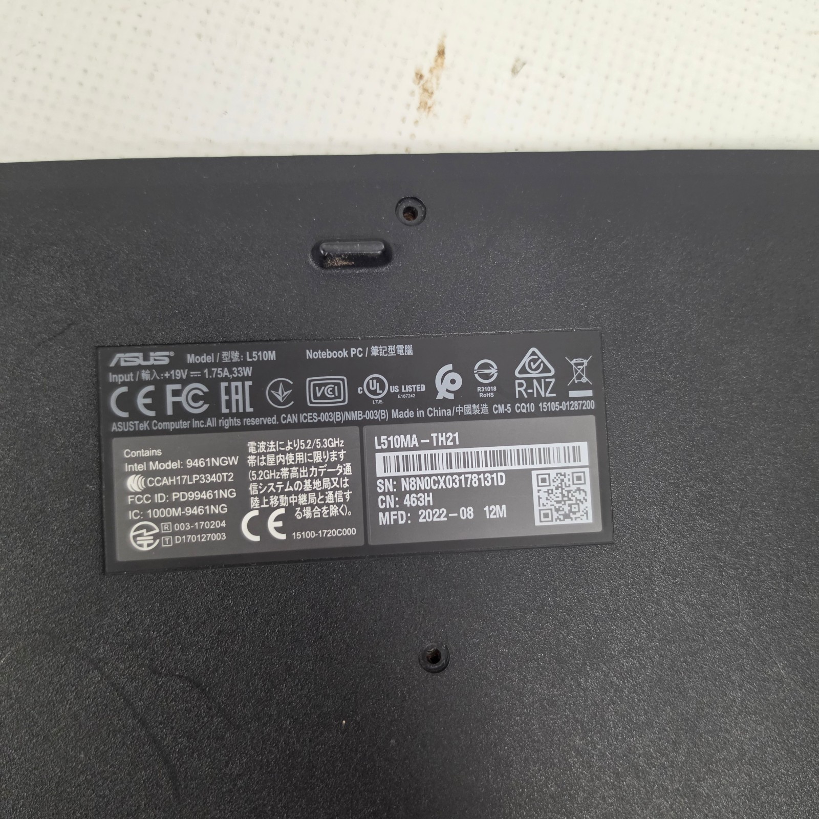 Asus L510MA-TH21 15.6″ Laptop N5030 Win 11 Home (as-is no return bad battery)