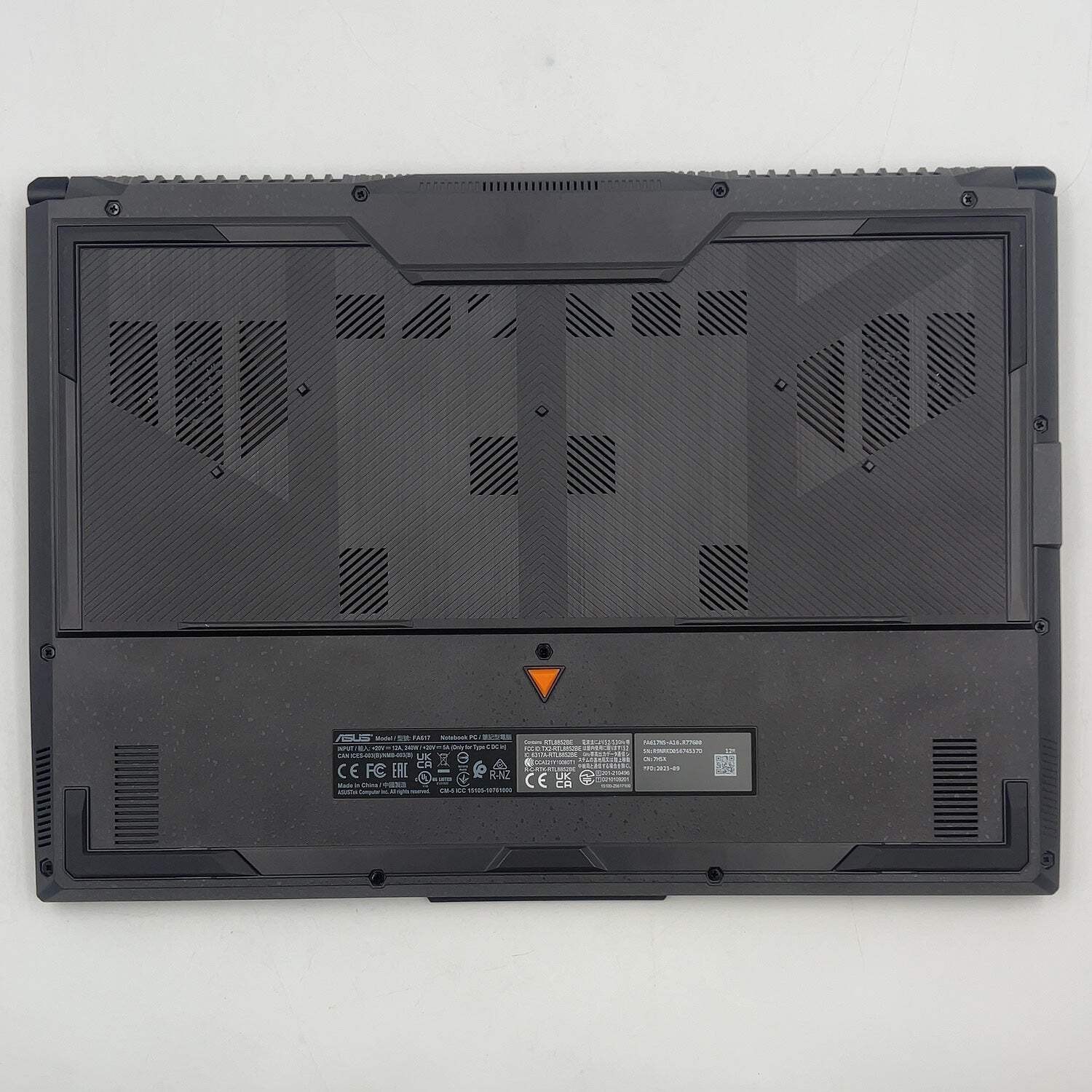 Asus TUF A16 FA617NS Ryzen 7 7735HS 3.2GHz 16GB RAM 512GB SSD Radeon RX 7600S