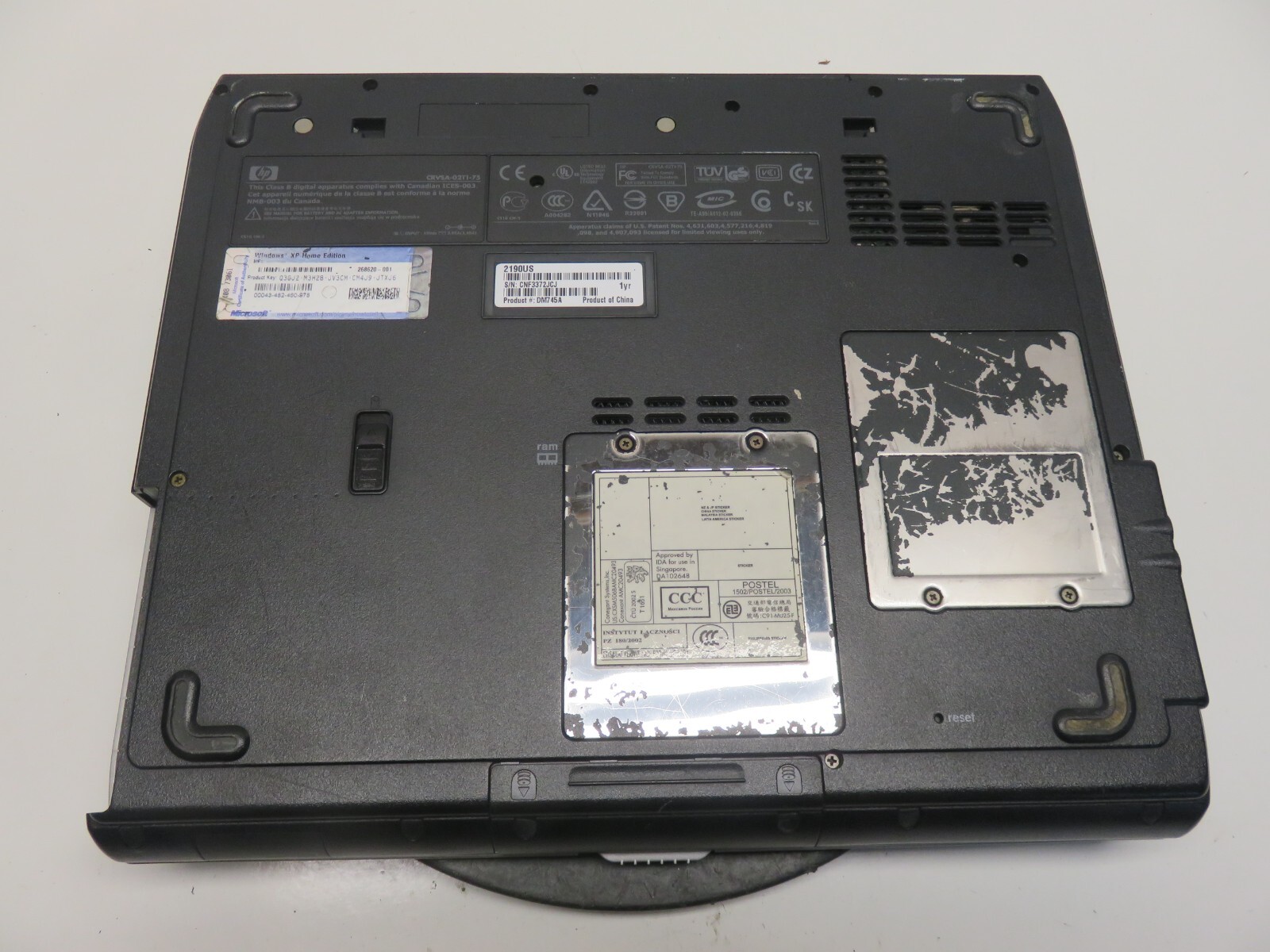 Compaq Presario 2100 Laptop Intel Pentium 4 192MB Ram No HDD or Battery