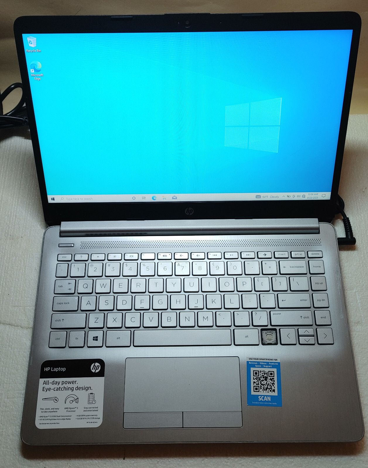 HP 14-DK1022WM 14″ Laptop AMD Ryzen 3 3250U 8GB 256GB NVME Re-Freshed Read