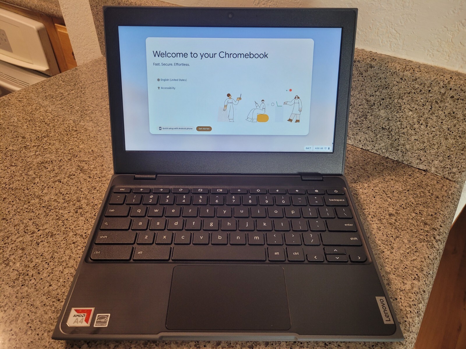 Lenovo 100e Chromebook 2nd Gen 11.6″ (32GB eMMC, AMD A4 Dual-Core, 2.40GHz, 4GB)
