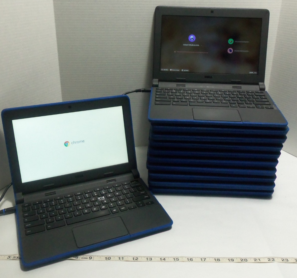 Lot of 11 Dell Chromebook 11 Laptops 11.6″ 4GB RAM Intel Celeron N2840 2.16GHz D