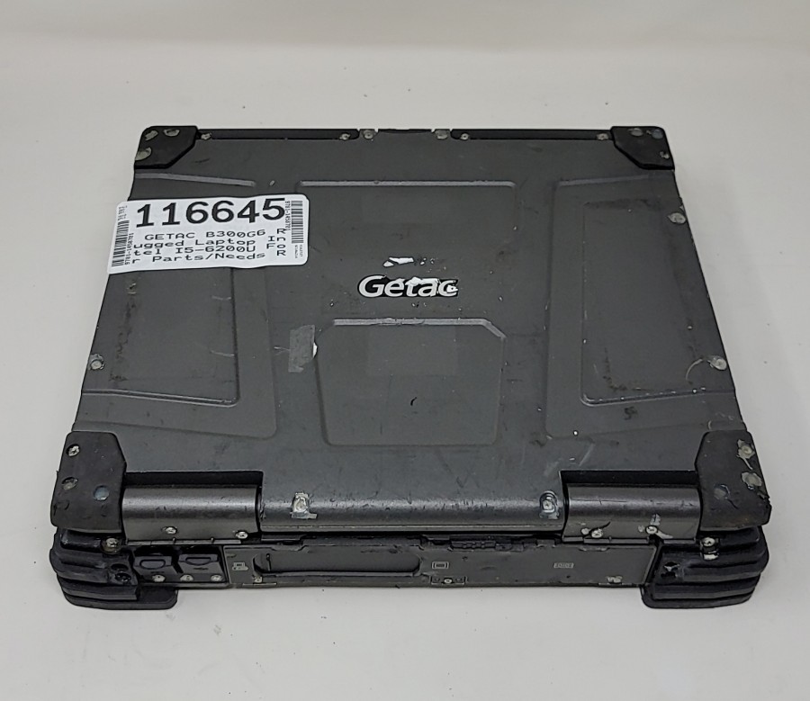GETAC B300G6 Rugged Laptop Intel I5-6200U For Parts/Needs Repair SEE NOTES